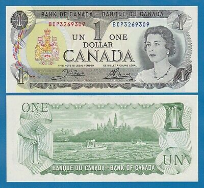 CANADA 1 Dollar P 85c 1973 UNC Sign Crow - Bouey Low Shipping Combine FREE 85 c