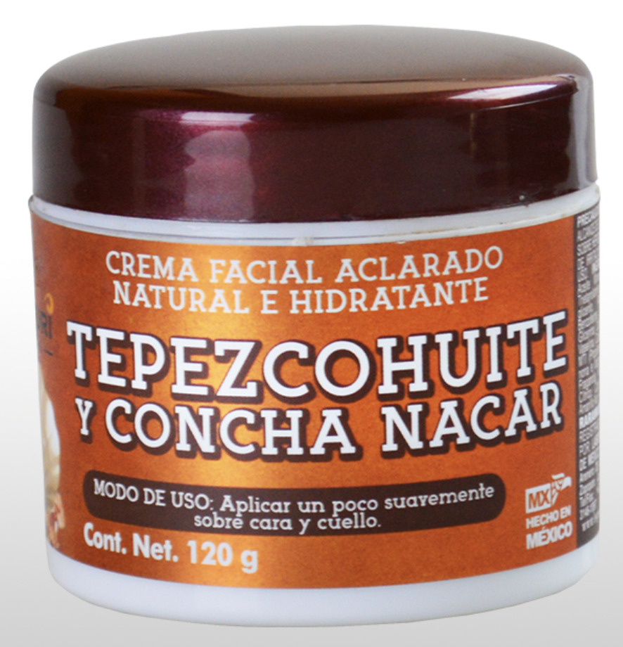Crema de Tepezcohouite y concha nacar 4oz (120g) each FREE SHIPPING